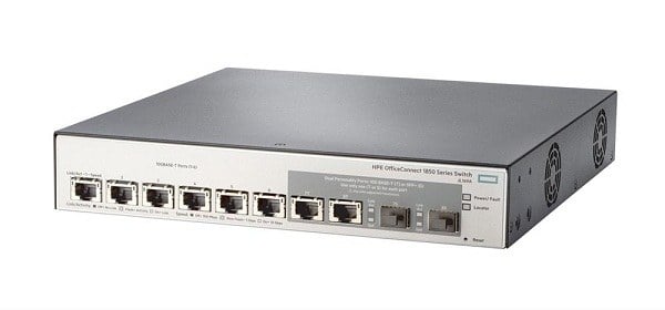 JL169-61001 HPE Officeconnect SPF+ 6 Ports Rack-Mountable Wall-Mountable Desktop Managed Switch | Refurbished