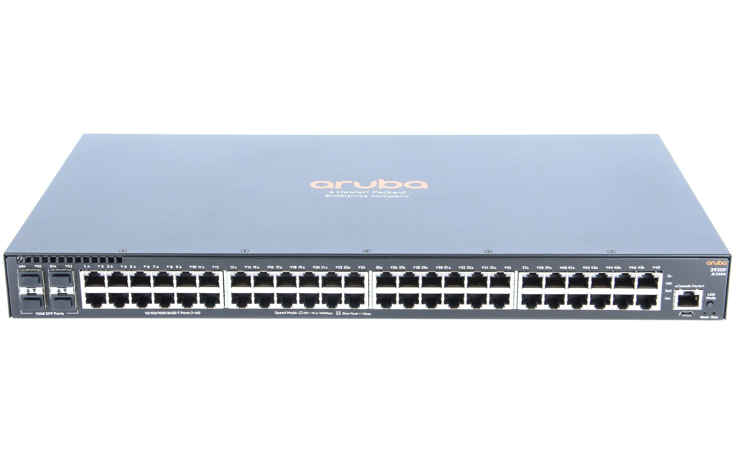 JL260A#ACF HPE Aruba 2930f 48G 4SFP Gigabit Ethernet Managed 