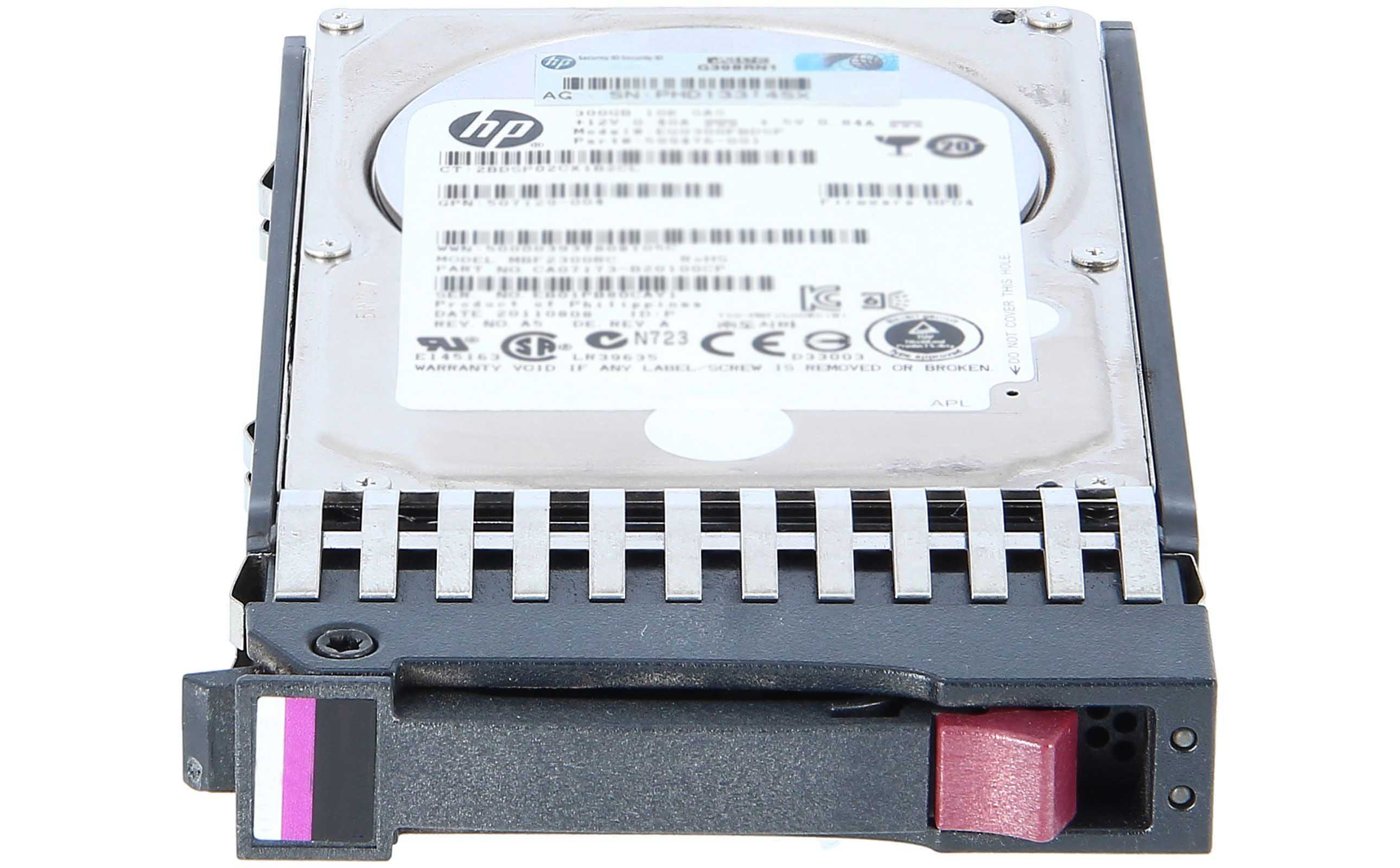 507129-004 HP 300GB 10K RPM SAS 6GBPS Enterprise Hot Swap Hard Drive | Brand New 3 Years Warranty