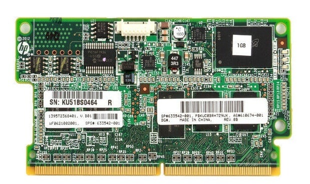610674-001 HP 1GB Flash Backed Write Cache Module Only for P-Series SA GEN8 | New Bulk Pack