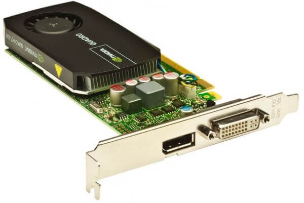 612951-002 HP Nvidia Quadro 600 PCIE 1GB Video Card. Refurbished.