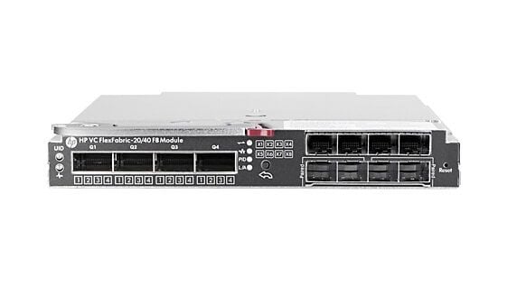699350-001 HPE 40GB Ethernet 28 Port Virtual Connect Flexfabric 20/40 F8 Module for C-Class Bladesystem. Refurbished.