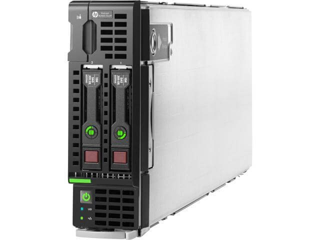 813194-B21 HPE Proliant Bl460c G9 Gigabit Ethernet 2-Way Blade Server. Refurbished.