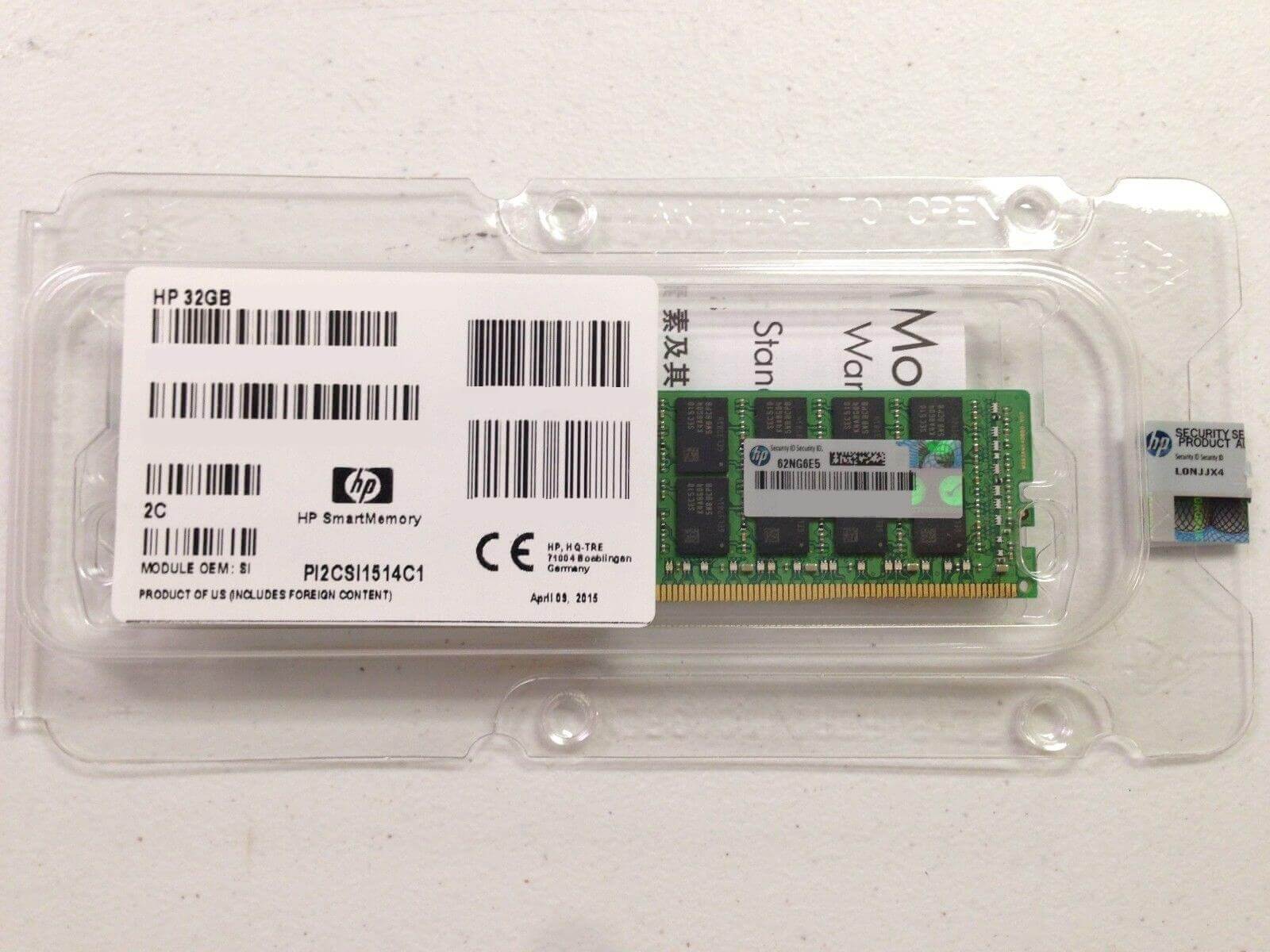 832798-S21 HPE 32GB 666MHZ DDR4 SDRAM PC4-21300 Cl19 Ecc Reg 288-Pin Ram | Brand New 3 Years Warranty