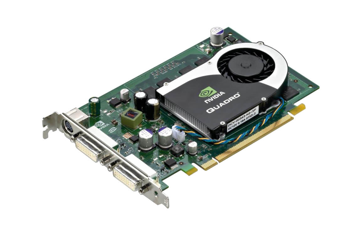 GP529UT HP Nvidia Quadro FX 1700 PCI Express X16 512MB DDR2 SDRAM Dual DVI Graphics Card. Refurbished.