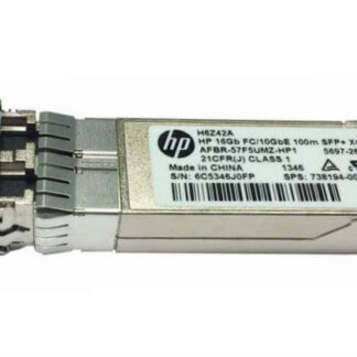 H6Z42A HPE Storefabric 16GB Fc/10GBe 100m Sr Sfp+ Transceiver | Refurbished