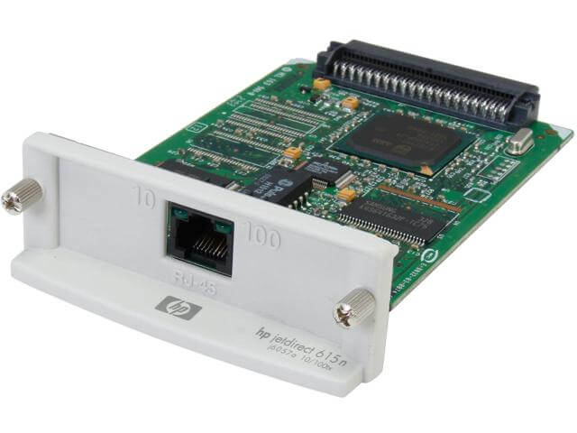 J6057-69001 HP Jetdirect 615N Internal Print Server Card. Refurbished.