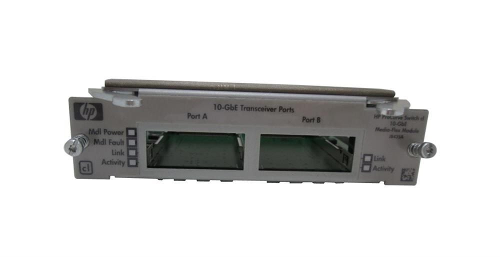 J8435-69001 HPE 10GBE Media Flex Module 3400cl 6400 Series. Refurbished.