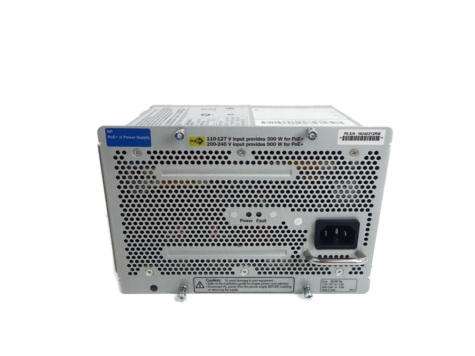 J9306A#B2E HP 1500-Watt Over Ethernet Plug-In Module Redundant PSU | New Bulk Pack