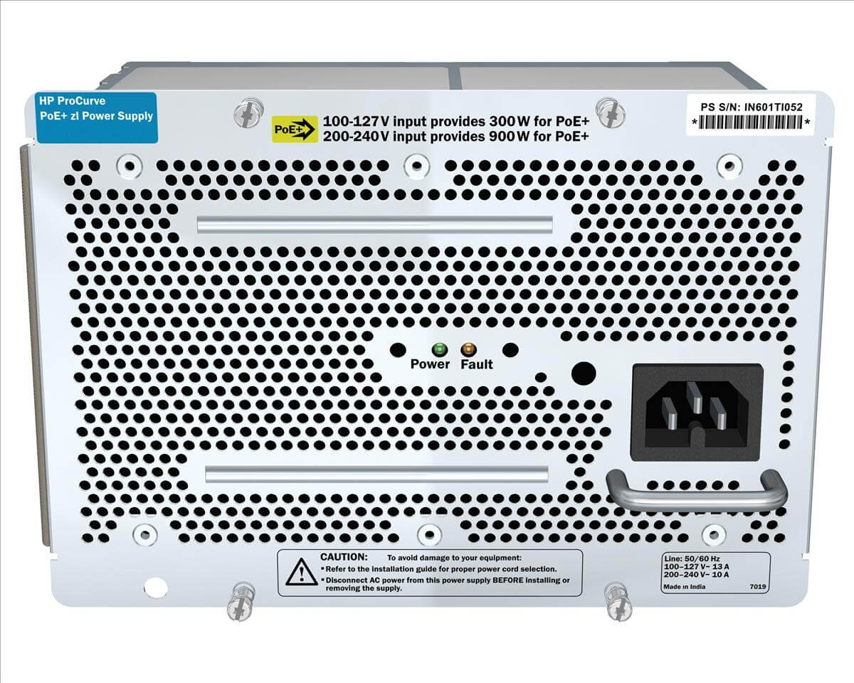 J9306A#B2E HP 1500-Watt Over Ethernet Plug-In Module Redundant PSU | Refurbished