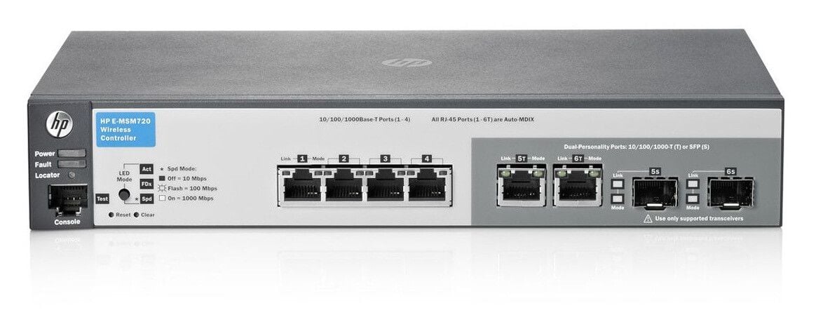 J9696-61101 HPE MSM720 TAA Premium Mobility Controller Network Management Device - 6 Ports | Refurbished