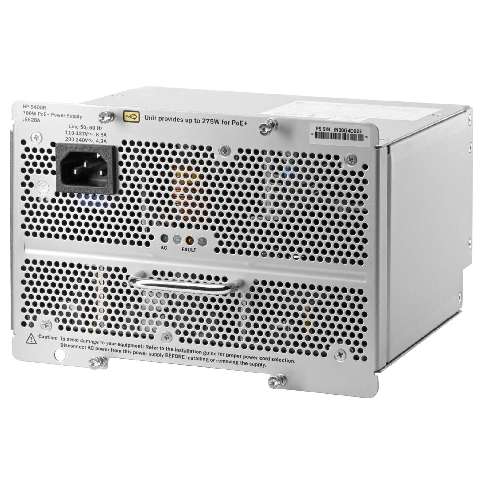 J9828A#ABA HP 700 Watt PoE ZL2 For 5400R Internal Power Supply | Refurbished