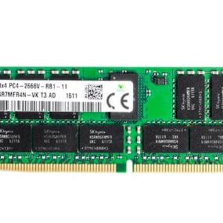 HMA84GR7MFR4N-VK Hynix 32GB 1X32GB 2666MHZ PC4-21300 CL19 ECC Registered Dual Rank X4 1.2V DDR4 SDRAM 288 Pin RDIMM Hynix Memory Module For Server. New Factory Sealed 3 Years Hynix Warranty. Dell OEM.
