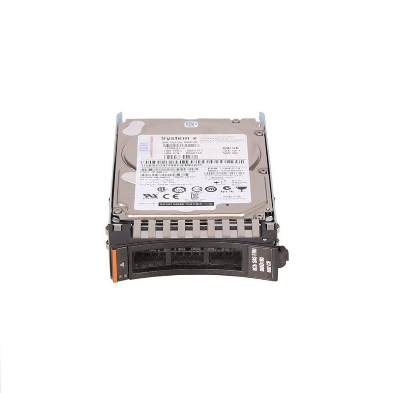 IBM 49Y2052 600GB Hard Drive SAS-6GBPS 10K RPM SFF With Tray | Refurbished