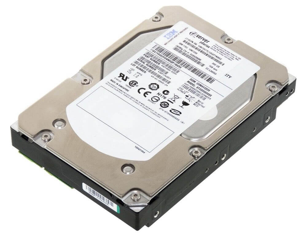 00NA626 IBM 300GB RPM 15K SAS-6GBPS Internal Hot Swap Hard Disk | Refurbished