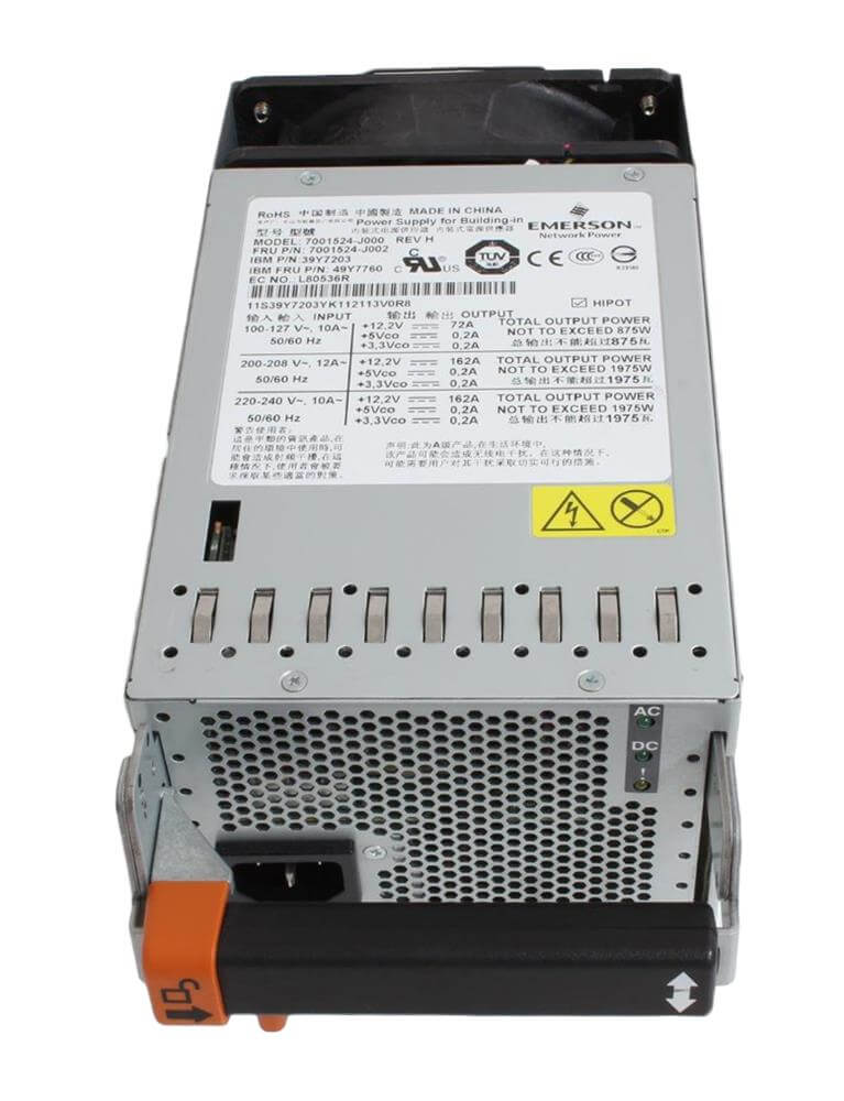 49Y7760 IBM 1975 Watt Power Supply For System X3850 X3950 X5 | Refurbished