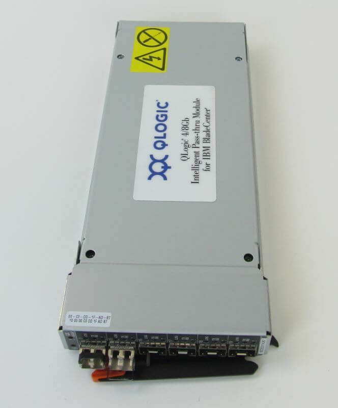 88Y6412 IBM Qlogic 4/8GB Intelligent Pass-Thru Module For BladeCenter. Refurbished.