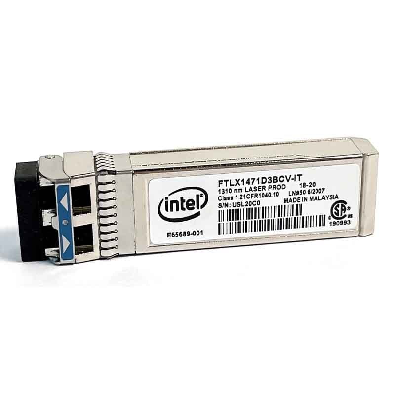 E65689-001 Intel Dual Rate Multi-mode 10Gbps SFP+ SR Transceiver | Refurbished