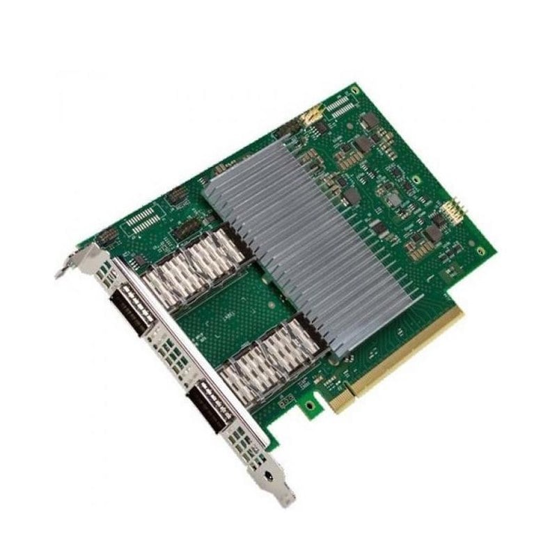 Intel E8102CQDA2G1P5 Dual Ports PCI-E 4.0 X16 QSFP28 X 2 Network Adapter | Brand New 3 Years Warranty