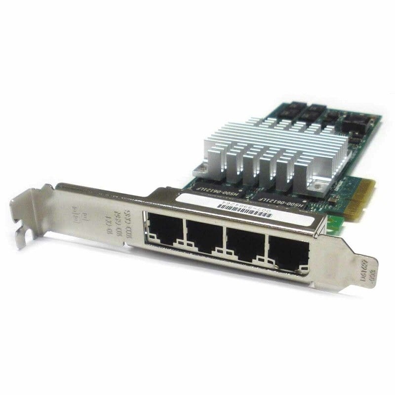EXPI9404PTG2L Intel 1GBPS Server Adapter Quad Port Pro/1000 PT Low Profile PCI-Express NIC | Refurbished