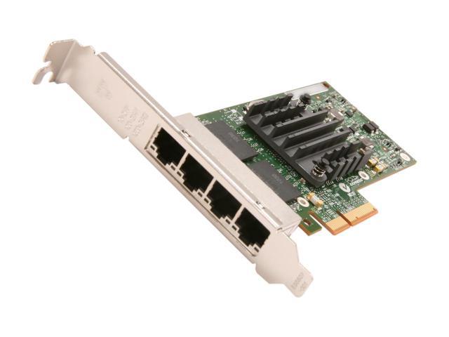 I340T4 Intel PCI Express X4 4 Port 10/100/1000Base-T Ethernet Server Adapter | Refurbished