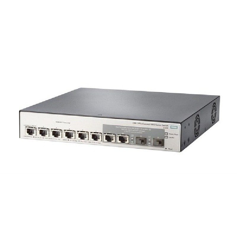 HPE JL169A Officeconnect 1850 6XGT 2XGT/SPF+ 6 Ports Switch Rack-Mountable Wall-Mountable Desktop Managed | New Bulk Pack