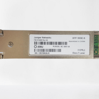 EX-XFP-10GE-ZR Juniper XFP 10GBASE-ZR Transformer Ethernet Optics MOD 1550NM For 80KM 10GB. New Factory Sealed 3 Years Juniper Warranty.