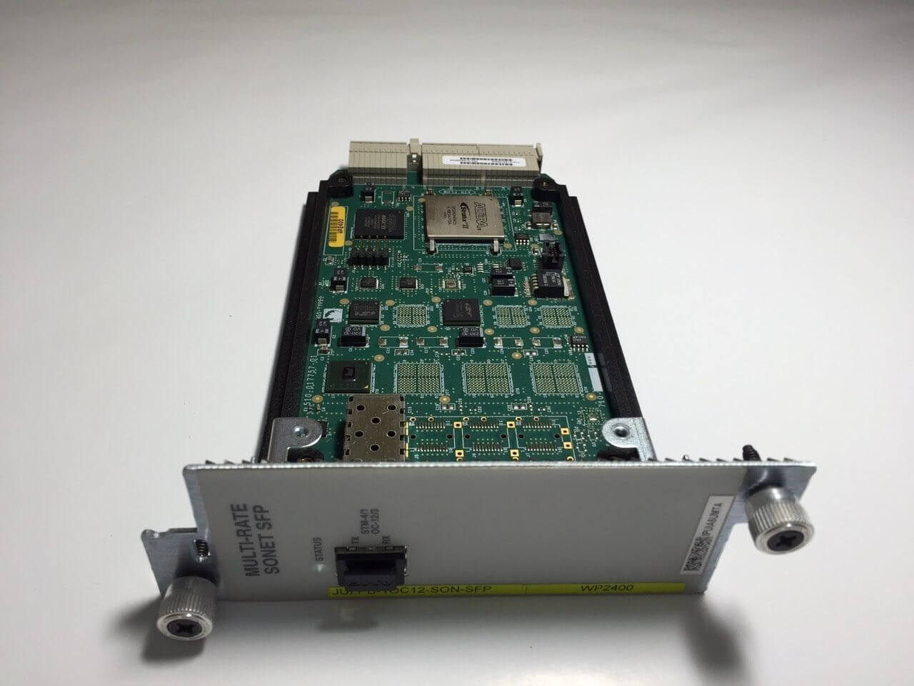PB-1OC12-SON-SFP Juniper-1-Port OC-12/STM-4 OR OC-3/STM 1, Rate-Selectable PIC. Refurbished.