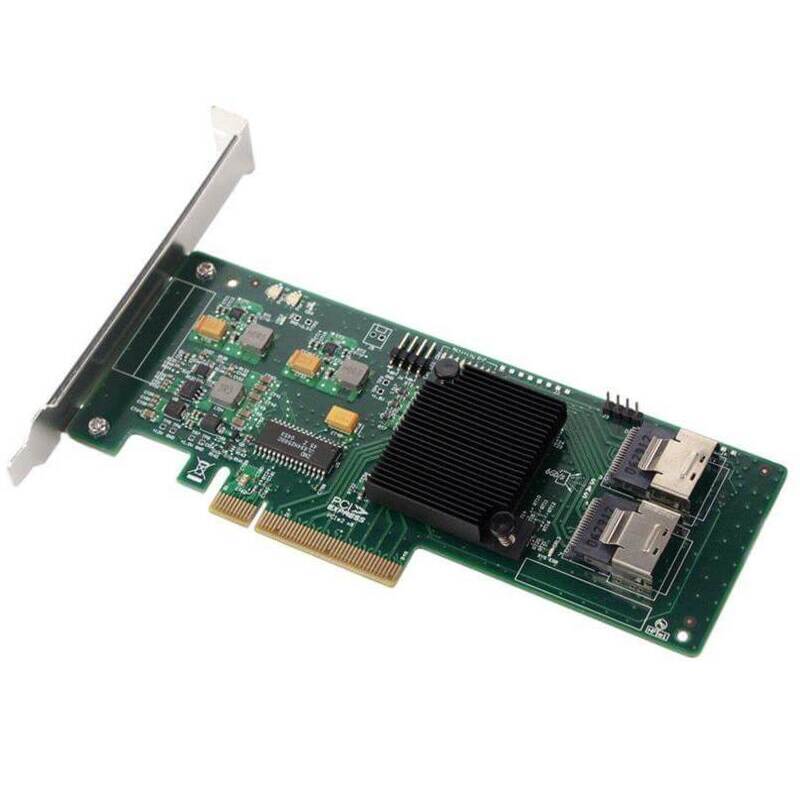 SAS9211-8I LSI Logic 6GB 8 Ports Internal PCI-E X8 SAS Raid Controller | New Bulk Pack
