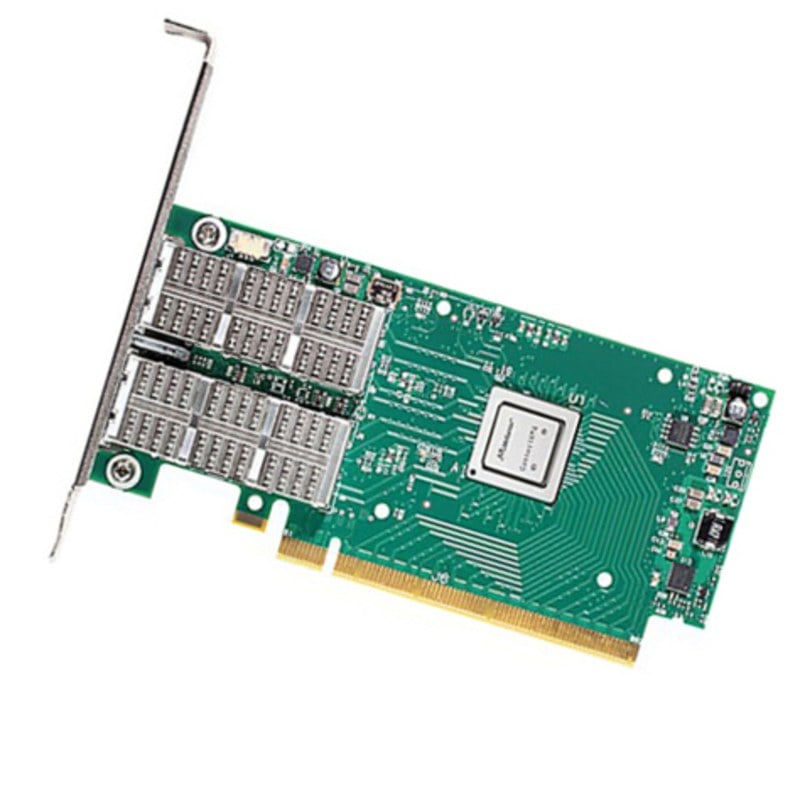 Mellanox MCX512F-ACAT Connectx-5 25GBE Card Dual-Port SFP28 PCI-E Network Interface | Refurbished | Dell OEM