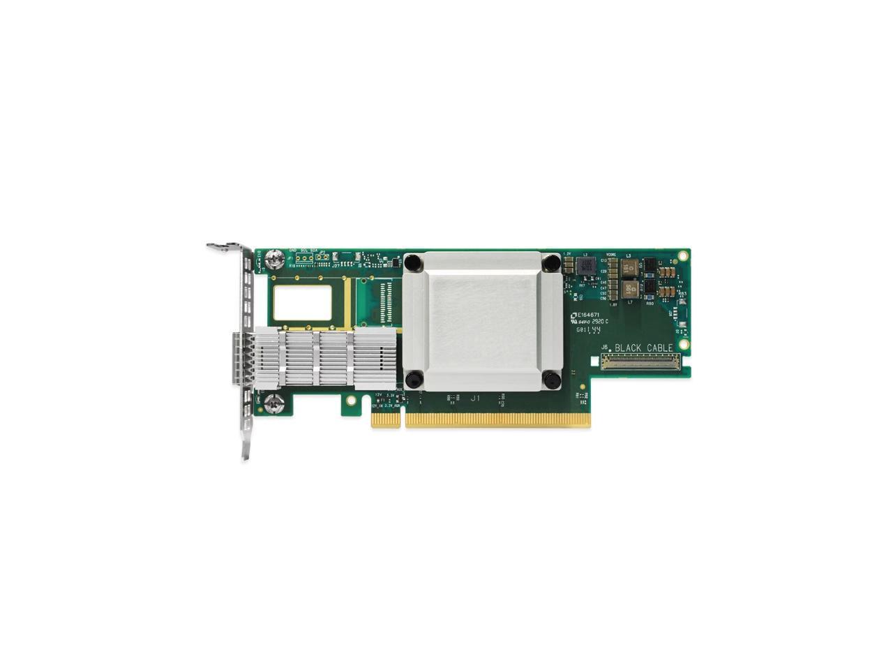 MCX653105A-HDAL For Mellanox ConnectX-6 VPI HDR IB 200Gb/s and 200GbE, single-port QSFP56, PCIe4.0 x16 Network Adapter card | Brand New 3 Years Warranty