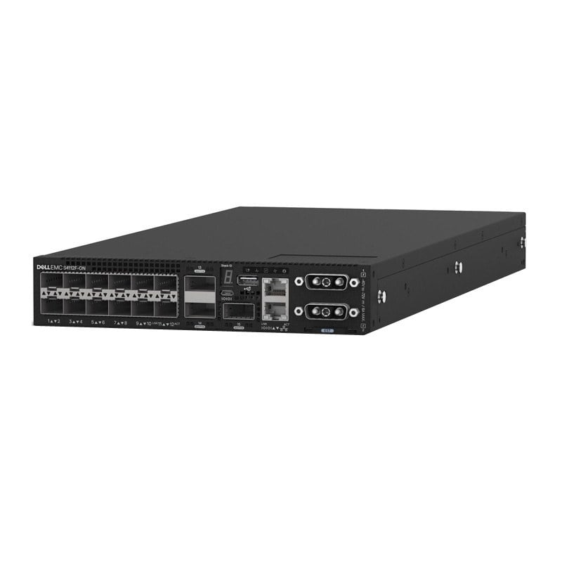 Dell PT0DJ 12 Ports Networking 10GbE Base-t 3P QSFP28 Os10 Switch | Refurbished