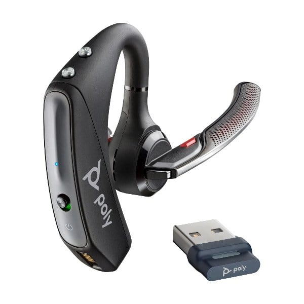 Poly Voyager 206110-102 Wireless 5200 UC Headset & Charging Case Connect Mobile/Mac/PC via Bluetooth | Brand New