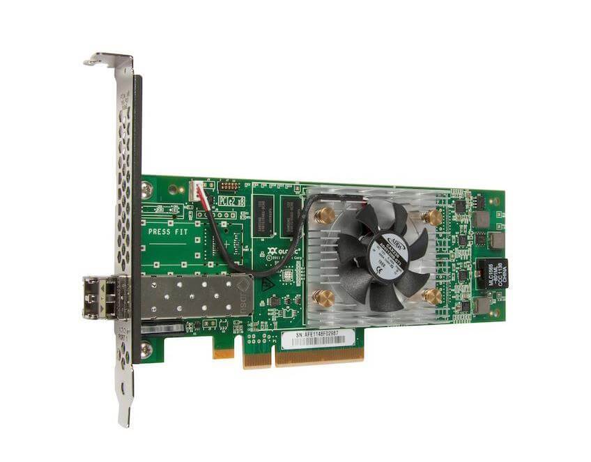 QLE2670-SP QLogic 16GB Single Channel PCI-E 3.0 Fibre Channel Host Bus Adapter With Standard Bracket. New Bulk Pack.