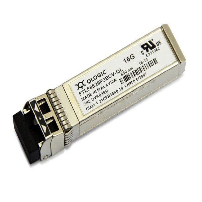 FTLF8529P3BCV-QL QLogic-16GB/S Short Wavelength SFP+ Hot Plug 850nm Transceiver | Refurbished
