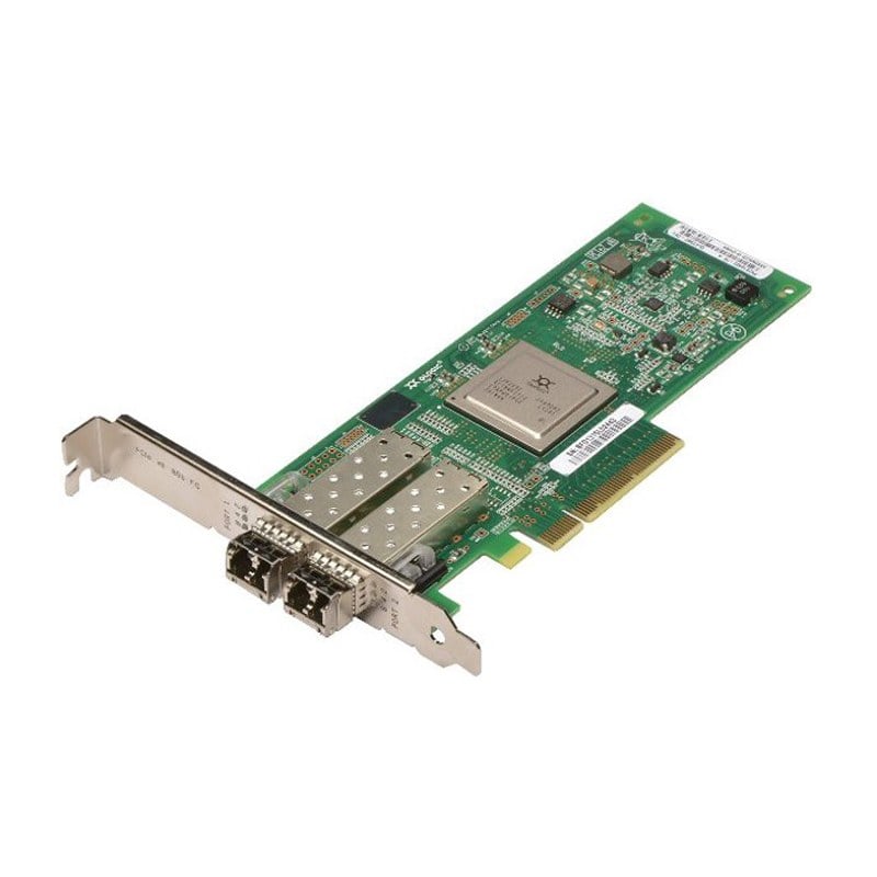 Qlogic QLE8142-SR-E Dual Port 10GBase-SR PCI-E x8 Fiber Optic Low-profile Network Adapter | New Bulk Pack
