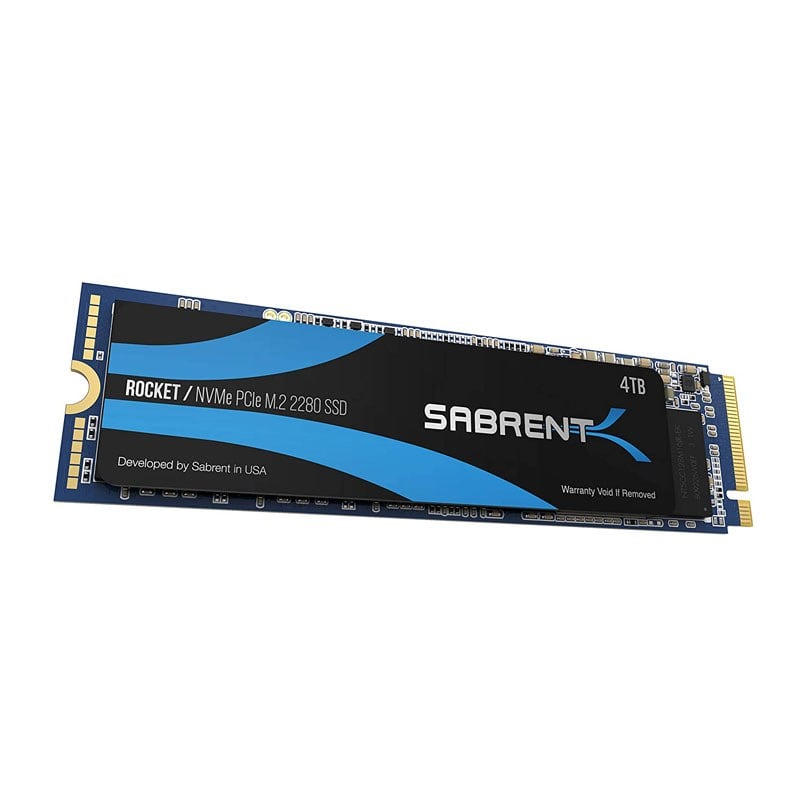 Sabrent SB-ROCKET-4TB 4TB PCI-E 3.0 x4 NVMe SSD | Refurbished