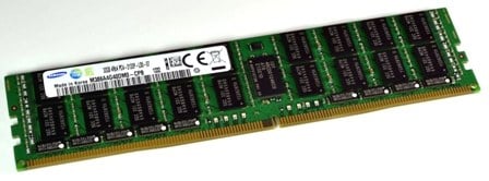 M393A1G43EB1-CRC Samsung 8GB 2400MHZ PC4-19200 CL17 ECC Registered 2RX8 DDR4 SDRAM 288-Pin RDIMM Samsung Memory for Server. New Bulk Pack.