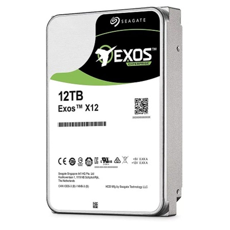ST12000NM0117 Seagate Exos X12 12TB 7.2K RPM SATA-6GBPS 256MB Hard Drive | Refurbished
