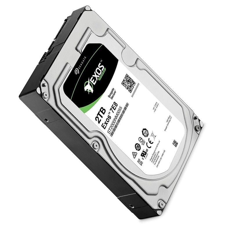 Seagate ST2000NM0055 Exos 7E8 2TB Hard Drive SATA-6GBPS | Refurbished
