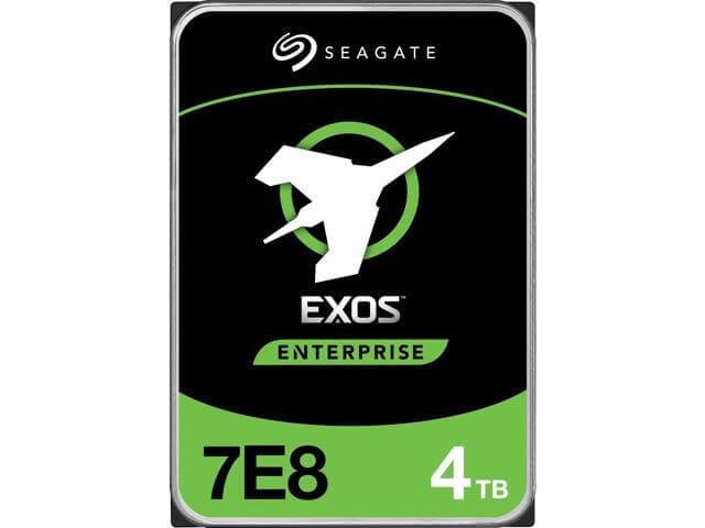 Seagate ST4000NM014A Exos 4TB 7.2K RPM SAS 12GBPS 512e Hard Drive | Refurbished