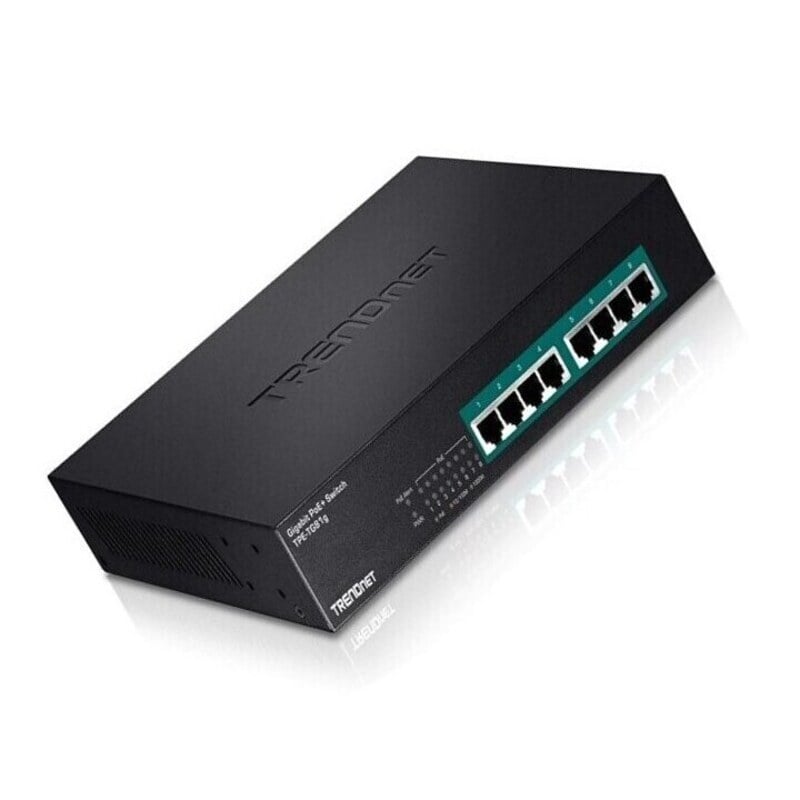 TRENDnet TPE-TG81G 8 ports TPE TG81g Switch GREENnet PoE+ Rack-Mountable | New Factory Sealed