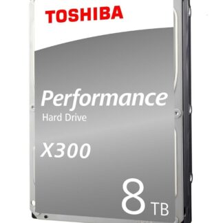 HDWF180XZSTA Toshiba X300 8TB 7.2K RPM SATA 6Gbps 128MB Cache 3.5-inch Internal Hard Drive | Refurbished