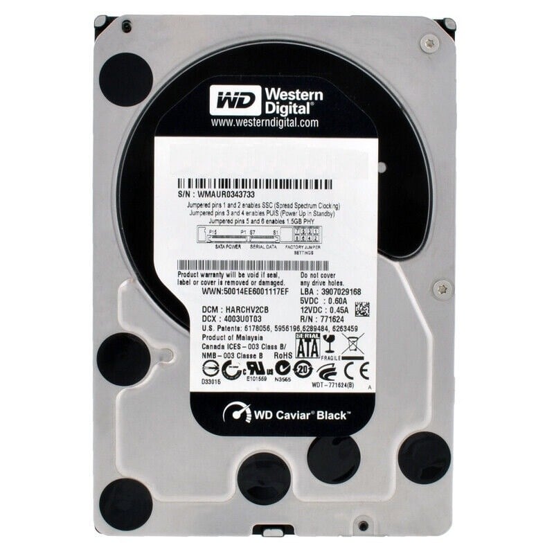 WD2000FYYZ Western Digital 2TB 7.2K RPM SATA 6GBPS 64MB Buffer Internal Hard Drive | New Bulk Pack