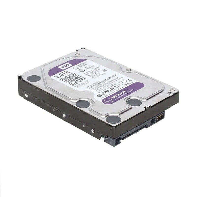 Western Digital WD20PURX Purple SATA 6GBPS 2TB 7.2K RPM Internal Surveillance Hard Drive | New Bulk Pack
