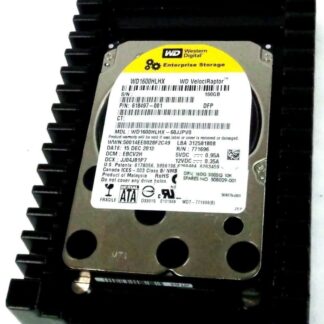 WD1600HLHX Western Digital Velociraptor 160GB 10K RPM SATA-6GBPS 32MB Buffer 3.5 Inch Low Profile (1.0 INCH) Hard Disk Drive. New Bulk Pack.