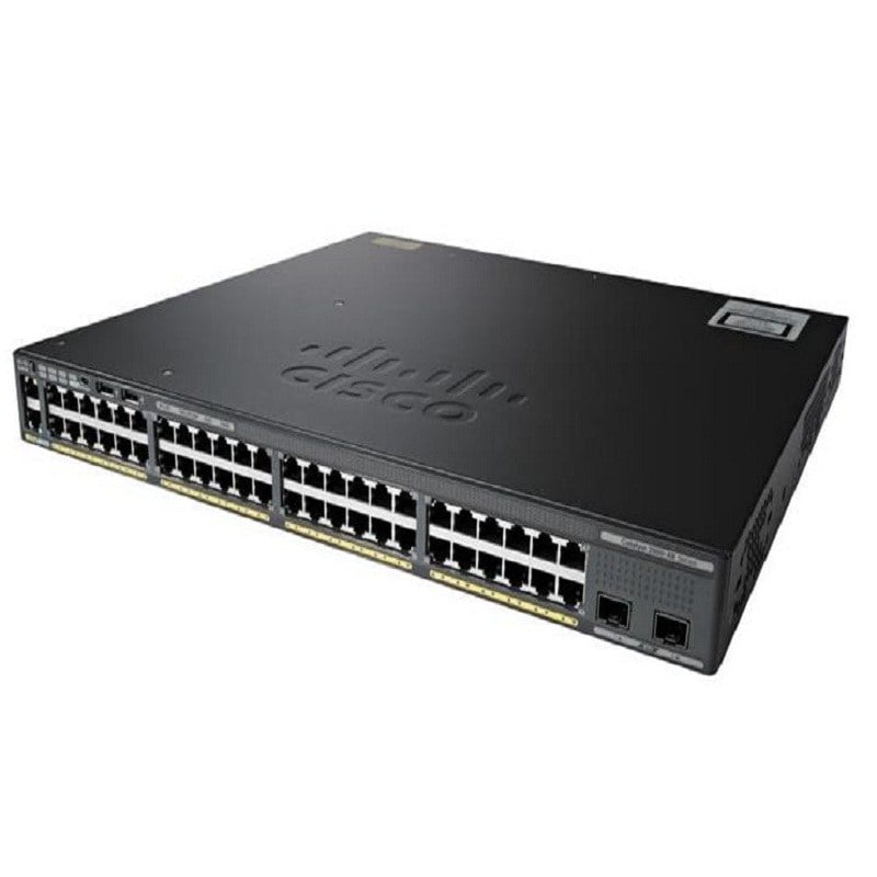 Cisco WS-C2960X-48FPD-L 48 Ports Managed Switch 2960x Series Rack Mountable Ethernet Layer 2 SFP+ | Refurbished