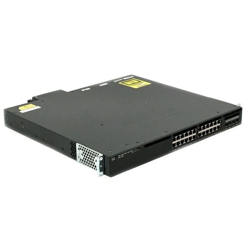 Cisco WS-C3650-24PS-L 24 Ports Layer 2 Switch Catalyst 3650 PoE 4X1G Uplink | Refurbished