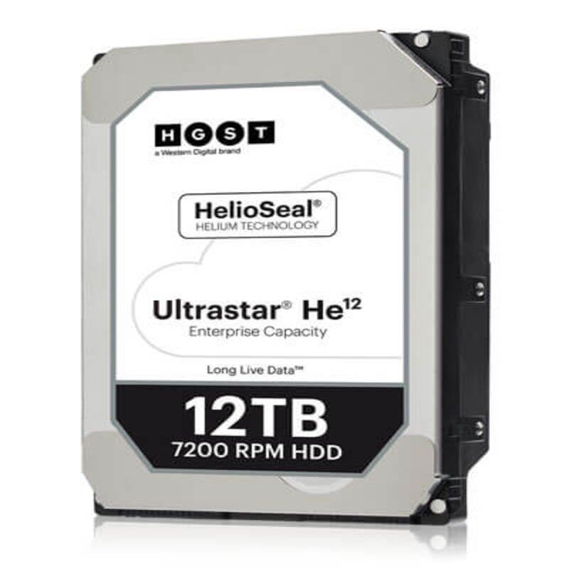Western Digital HUH721212ALE604 12TB 7.2K RPM HDD SATA 6GBPS 256MB Ultrastar Internal | Refurbished