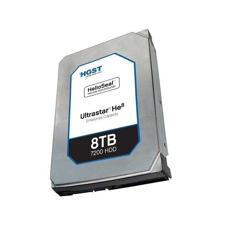 Western Digital HUH728080AL4200 8TB Hard Drive Ultrastar HE8 7.2K RPM SAS-12GBPS 128MB Buffer | Refurbished